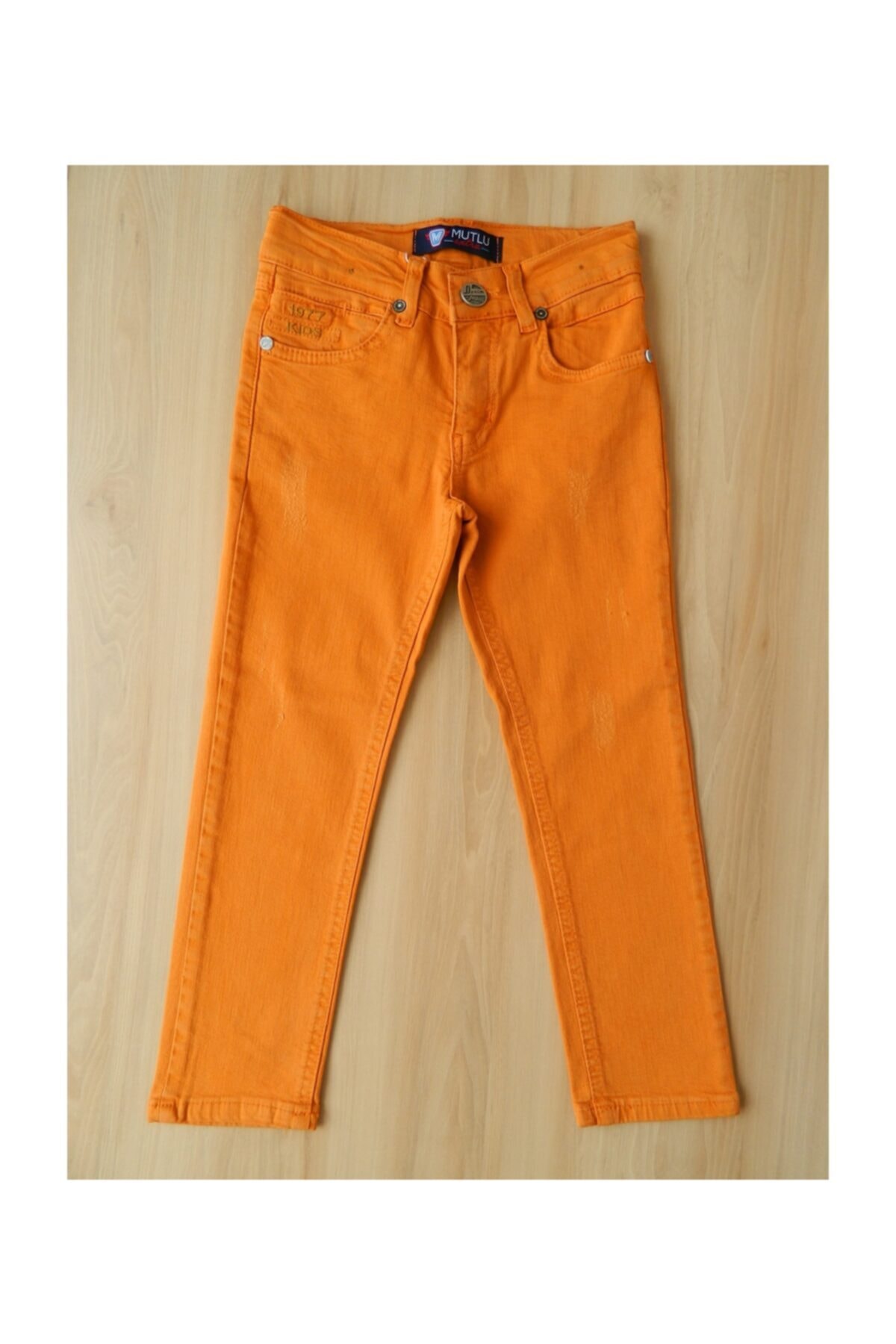 Mutlu Kids Erkek Çocuk Oranj Pantolon
