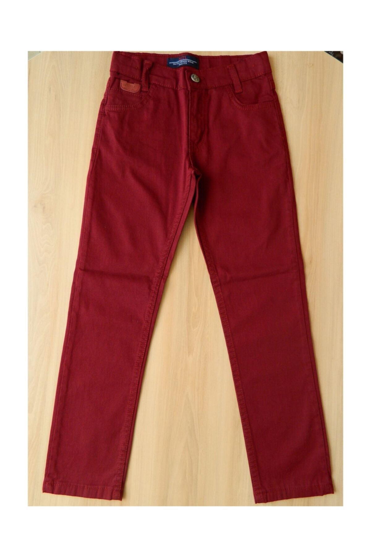 Mutlu Kids Erkek Çocuk Bordo Pantolon