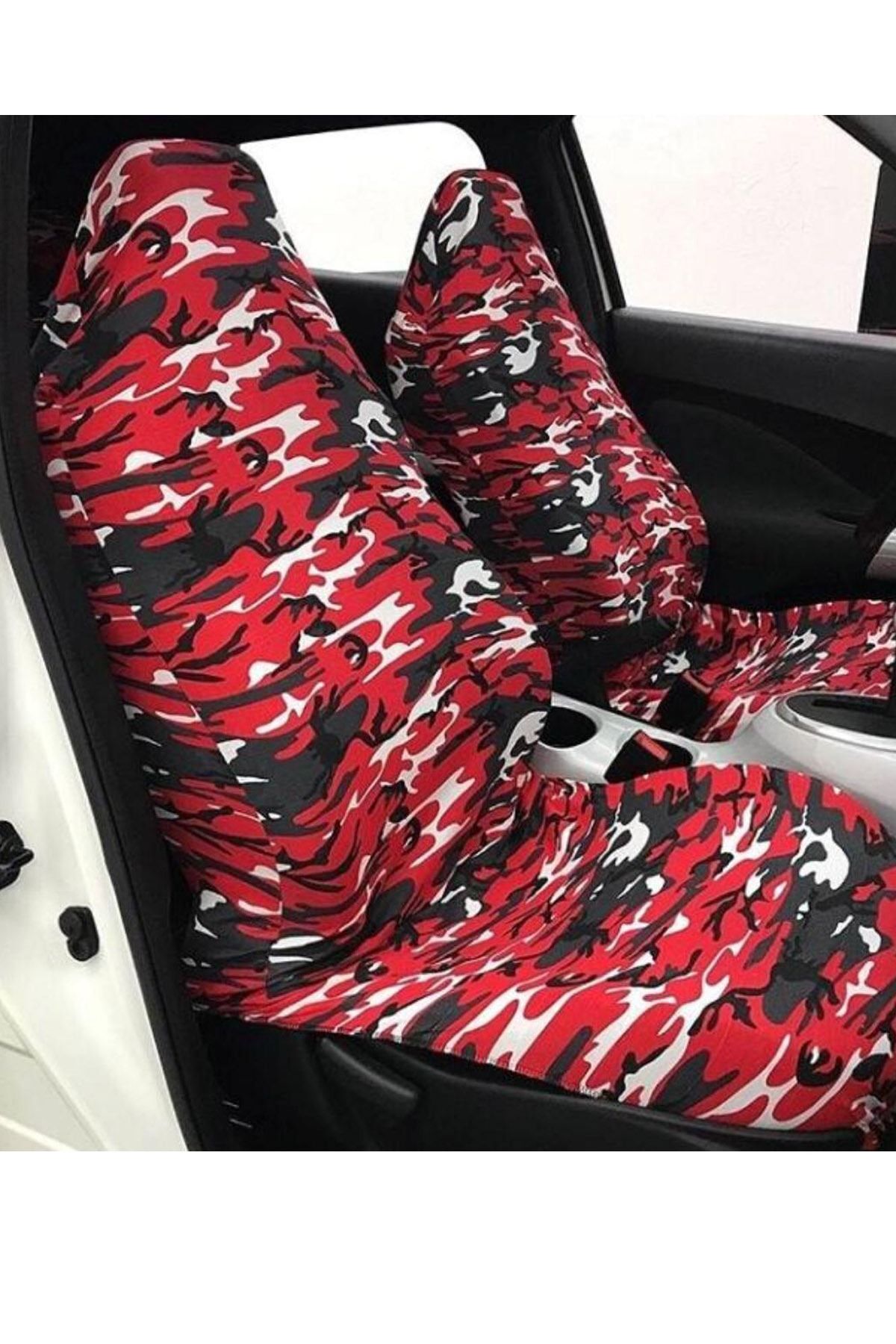 autofresh hyundai i20 2013 uyumlu kamuflaj koltuk kilifi koruyucu spor model kirmizi ful on arka set fiyati yorumlari trendyol