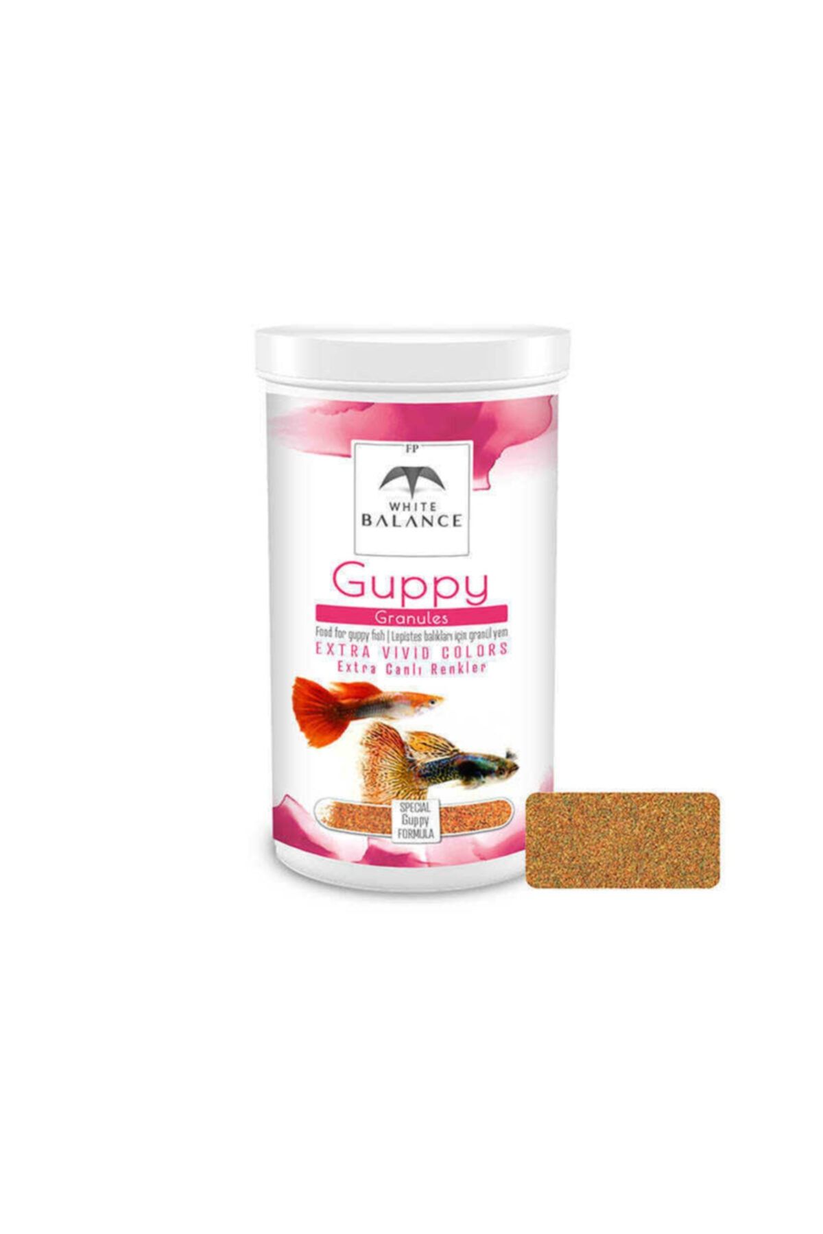 White Balance Guppy Granules 250 ml