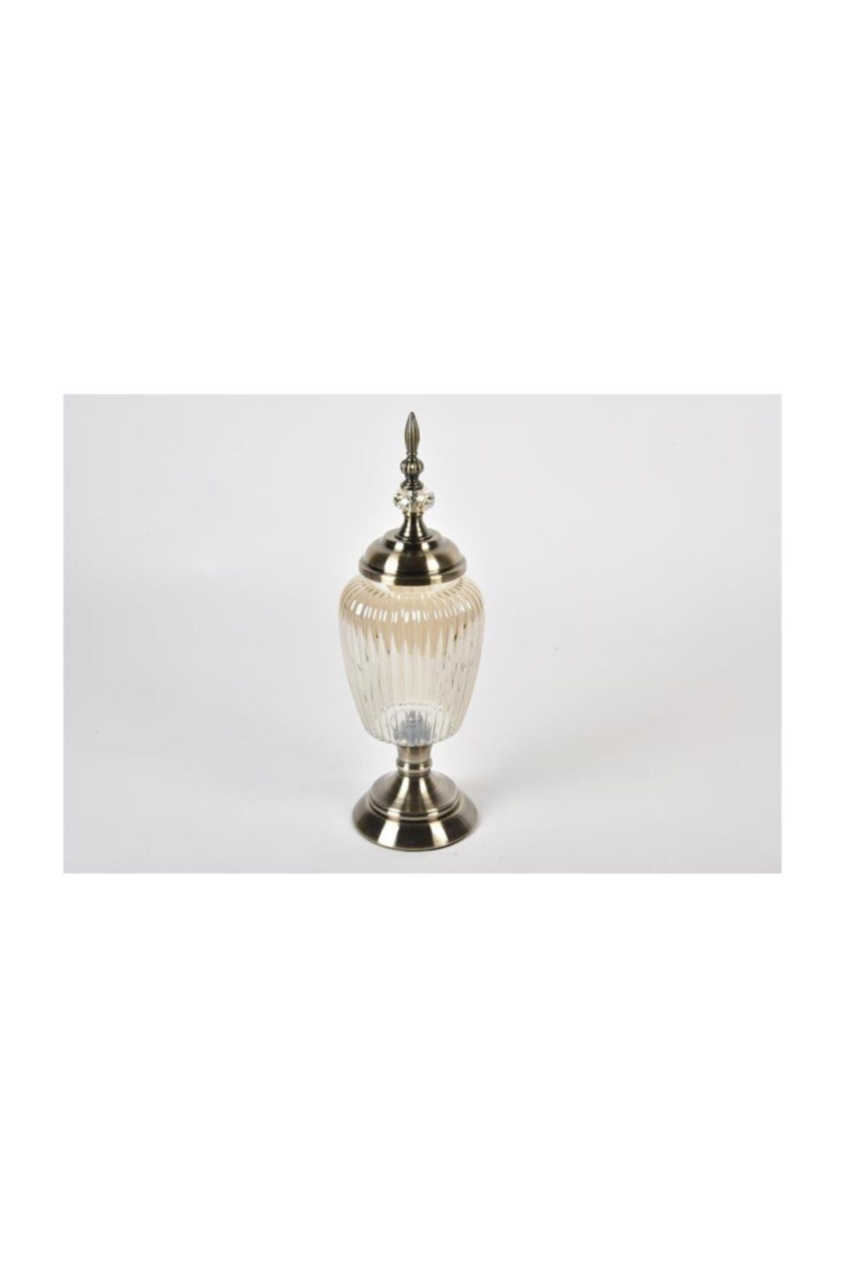 SETABIANCA Bronz Regina Uzun Çizgili Şekerlik  47*15 cm