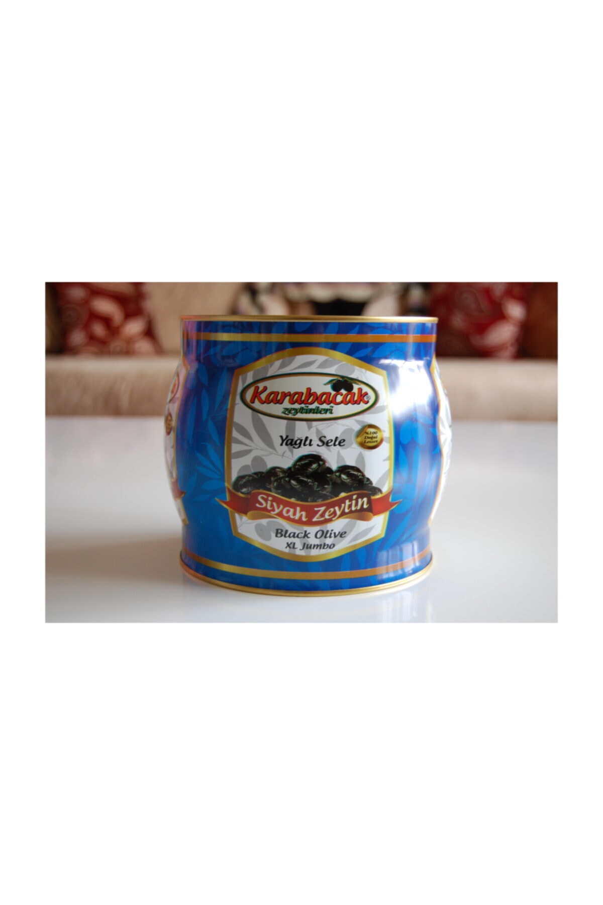 Karabacak Zeytin Karabacak Siyah Zeytin Jumbo Xl Boy 2 Kğ Teneke