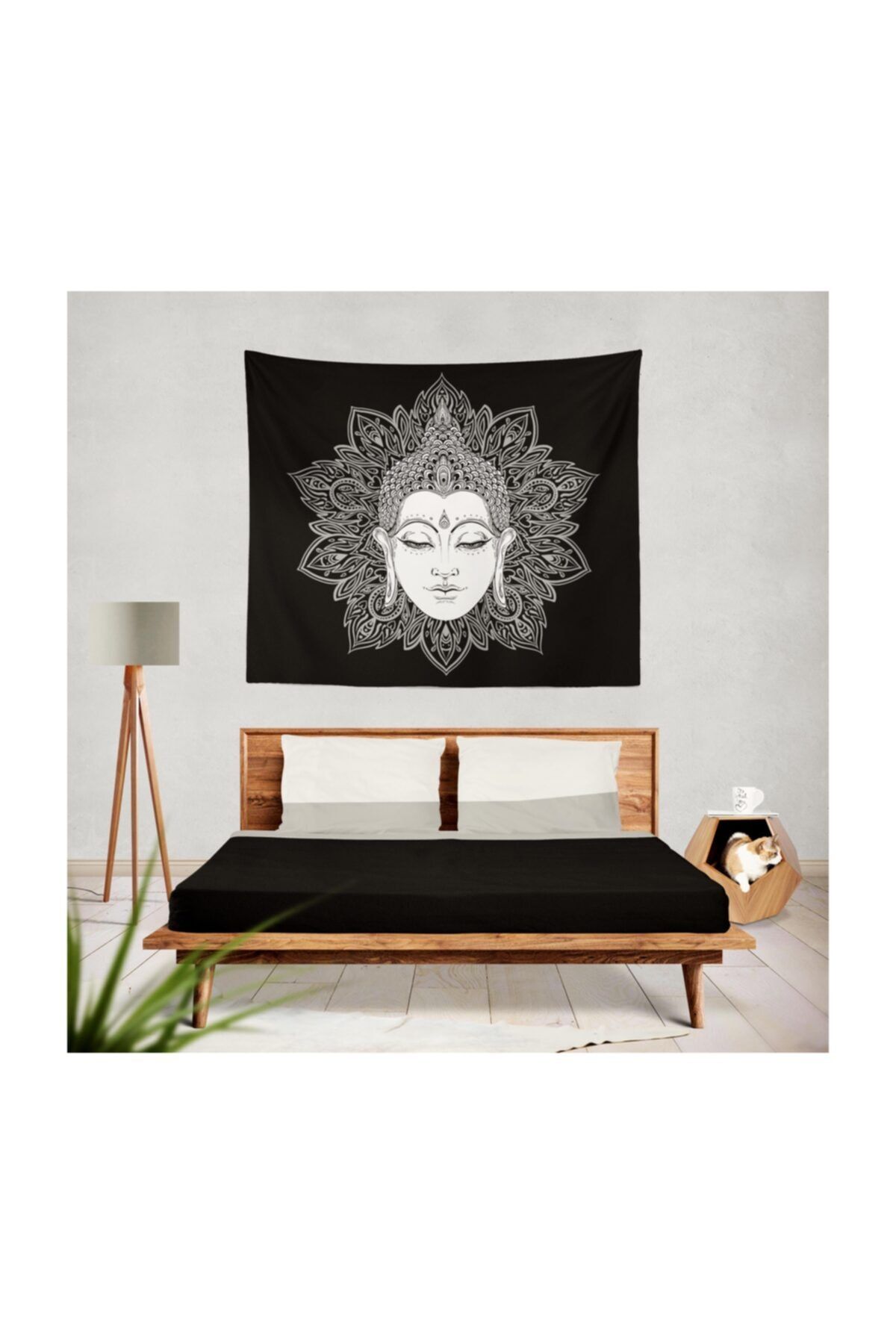 BuanArt Duvar Örtüsü 130x150 Cm - Mandala Lsd Musica Fondos