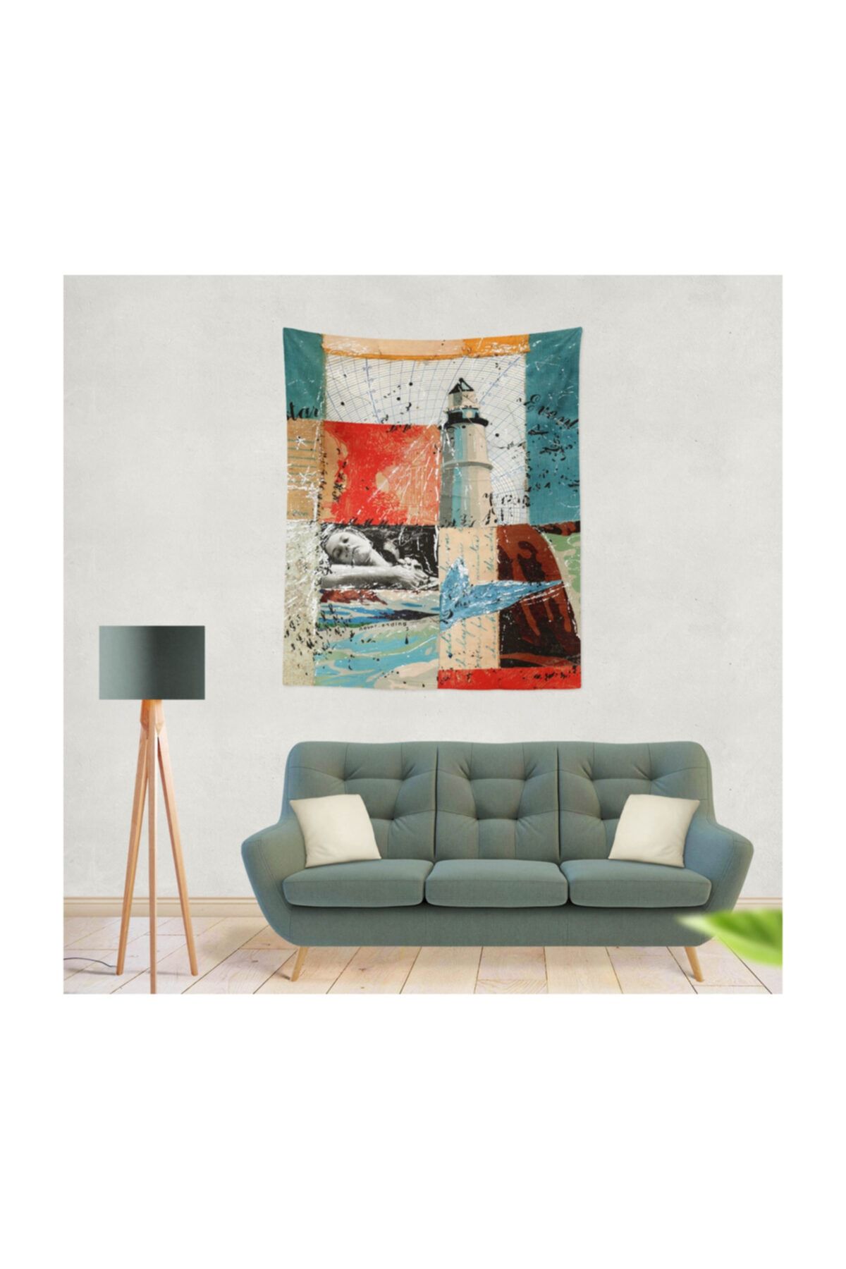 BuanArt Duvar Örtüsü 70x100 Cm - Vintage Collage 2
