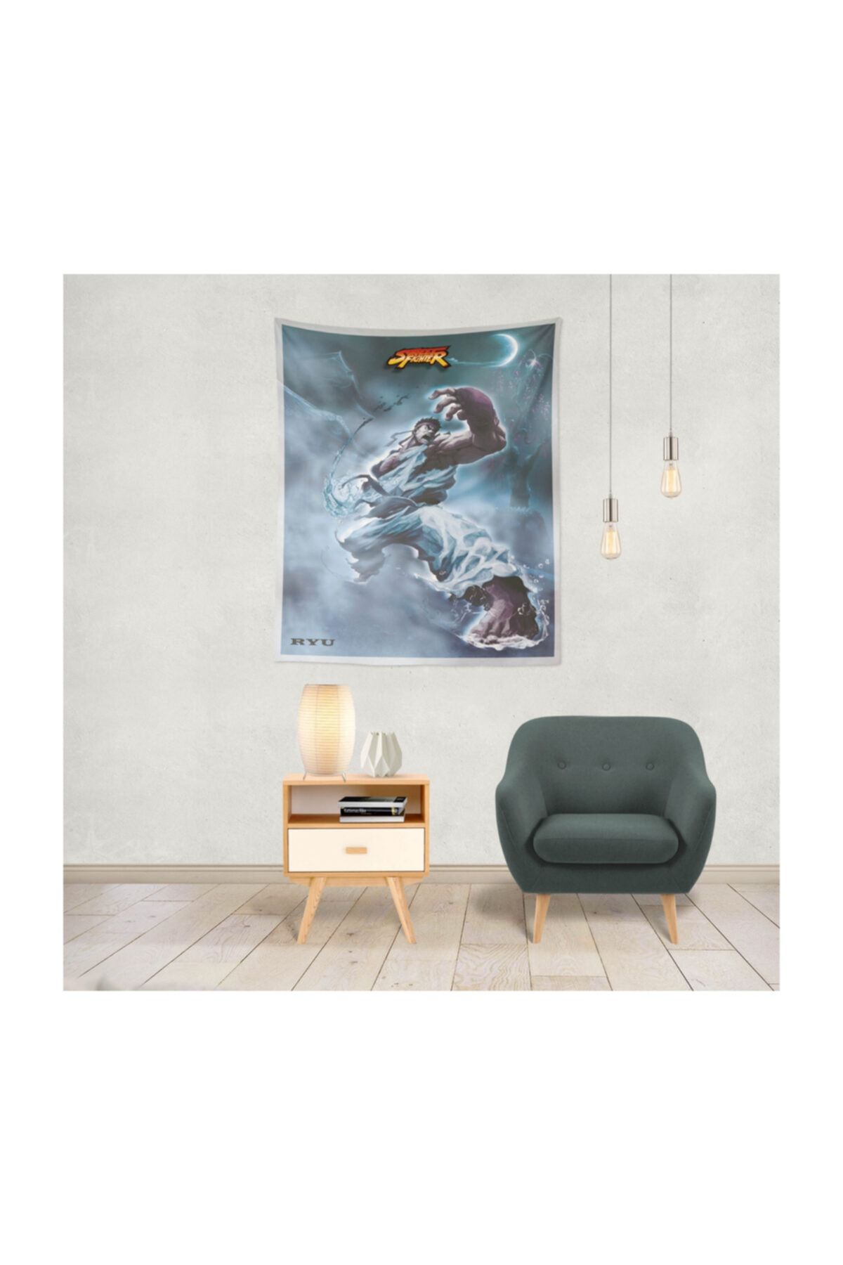 BuanArt Duvar Örtüsü 70x100 Cm - Street Fighter Ryu