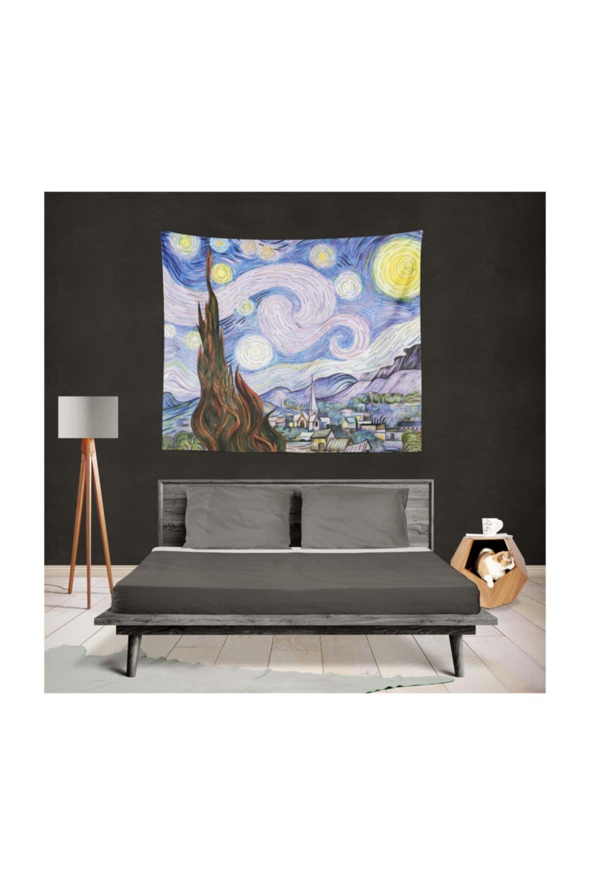 BuanArt Duvar Örtüsü 130x150 cm - The Starry Night