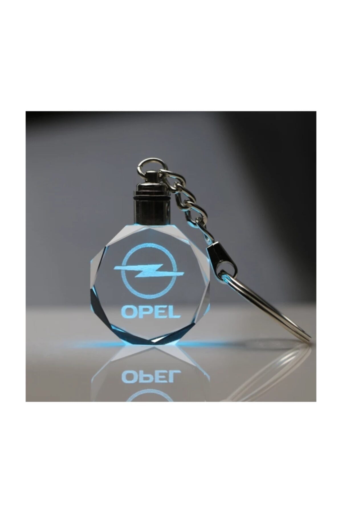 Led Anahtarlık Opel Marka Led Işıklı 3d Kristal Araba Anahtarlık