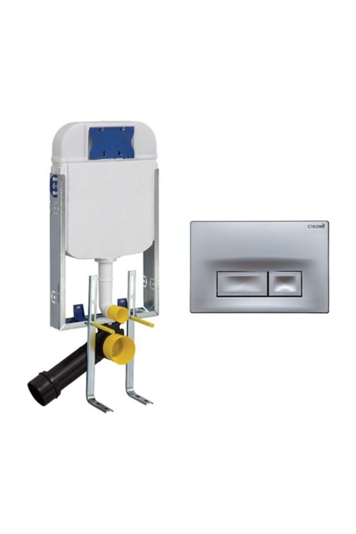 Creavit Gömme Rezervuar Seti 8 cm Gr5001 gp3002  2'li Set