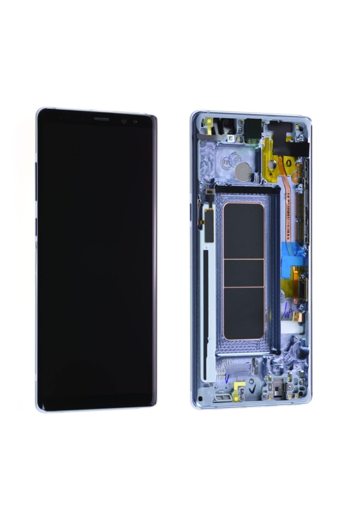 Samsung Galaxy Note 8 Sm-n950 Lcd Ekran Dokunmatik Servis Orjinali Orkide Gri