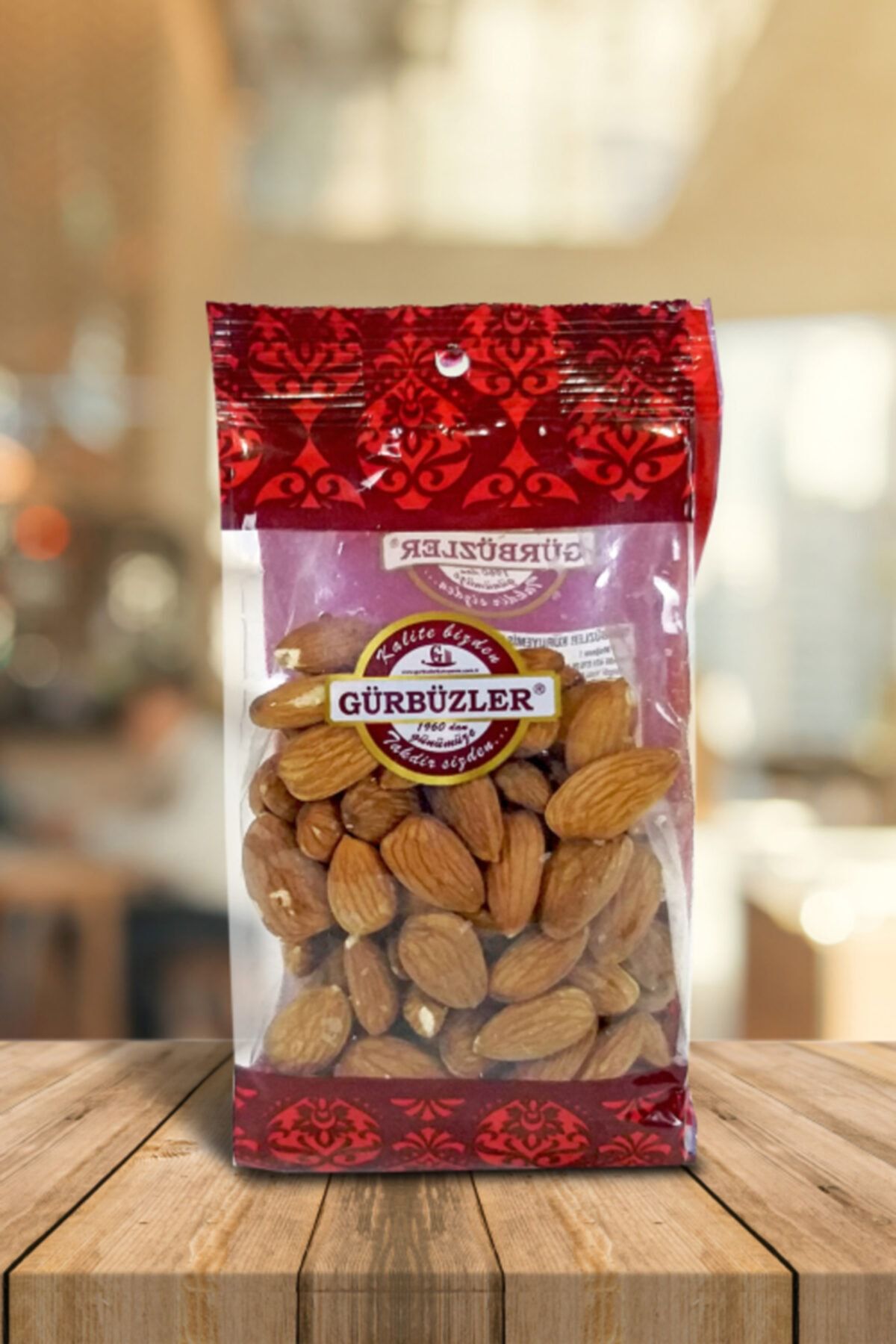 GÜRBÜZLER KURUYEMİŞ Badem Içi Ithal Çiğ 250 Gram