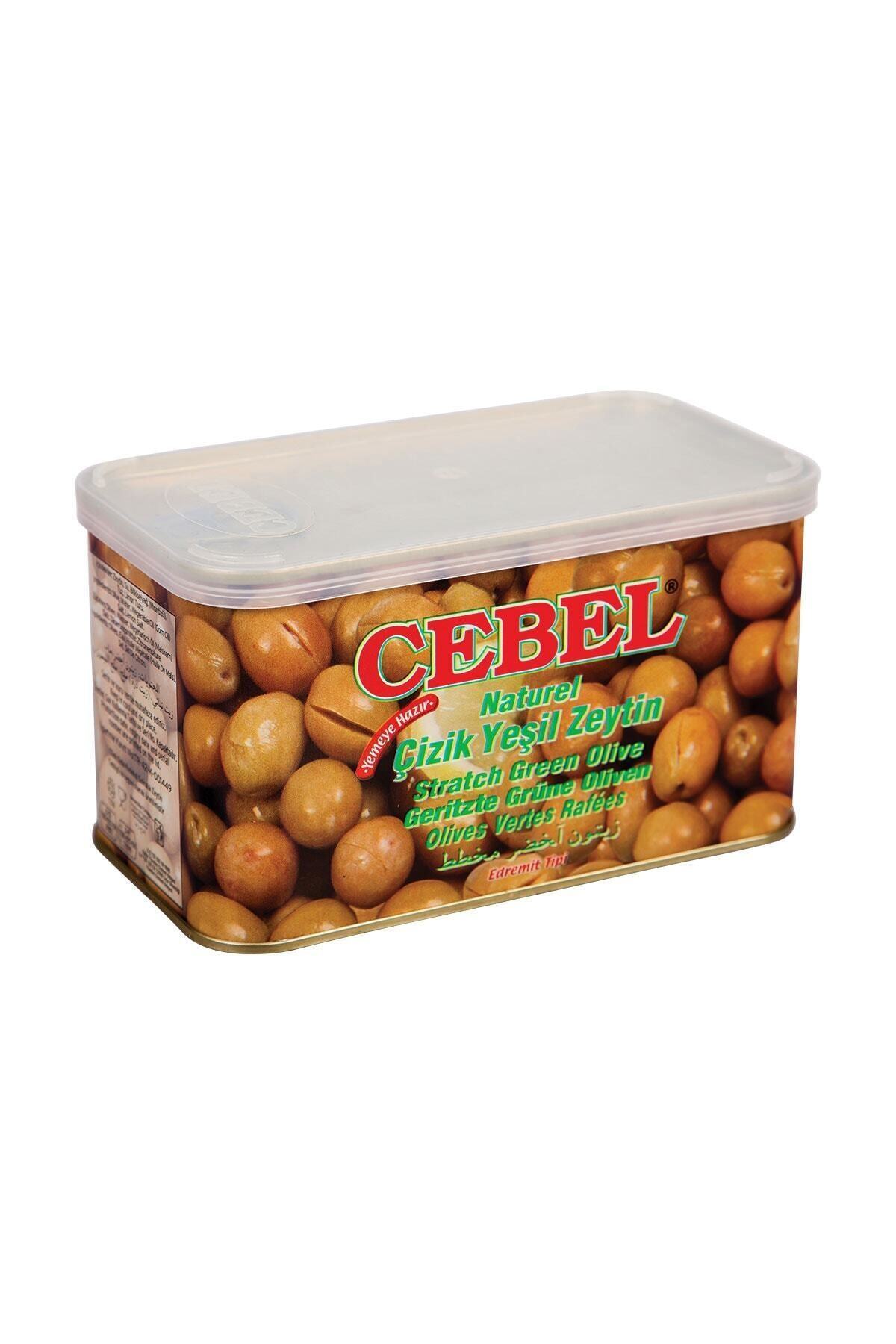 Cebel Çizik Yeşil Zeytin 700 Gr Tnk