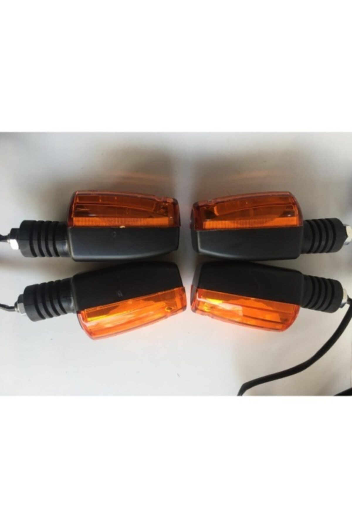 monero Cg/ybr 4 Lü Sinyal Lambası Ampullu Set Sarı Camlı