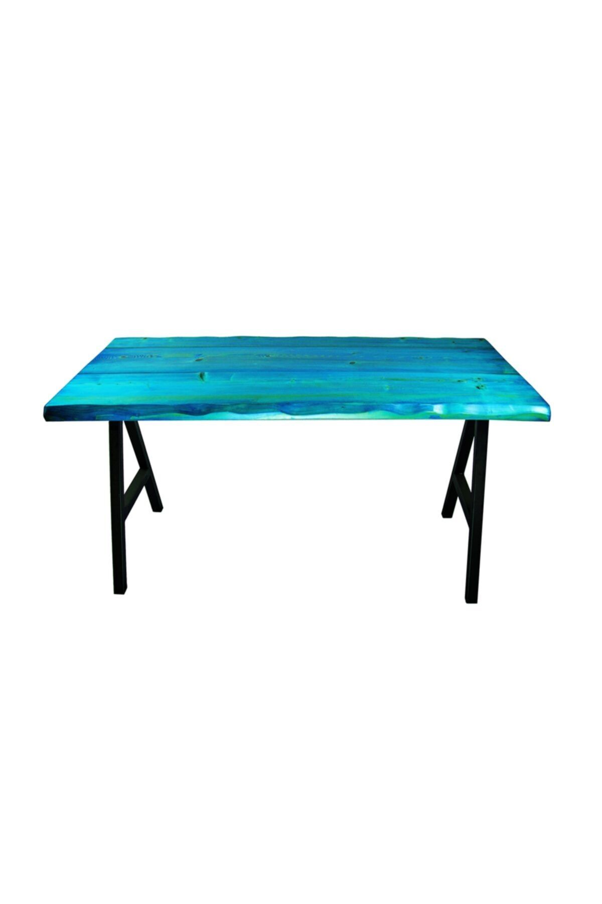 PTA WOODEN CONCEPT 4--6 Kişilik Doğal Masif Ahşap Mutfak Masası