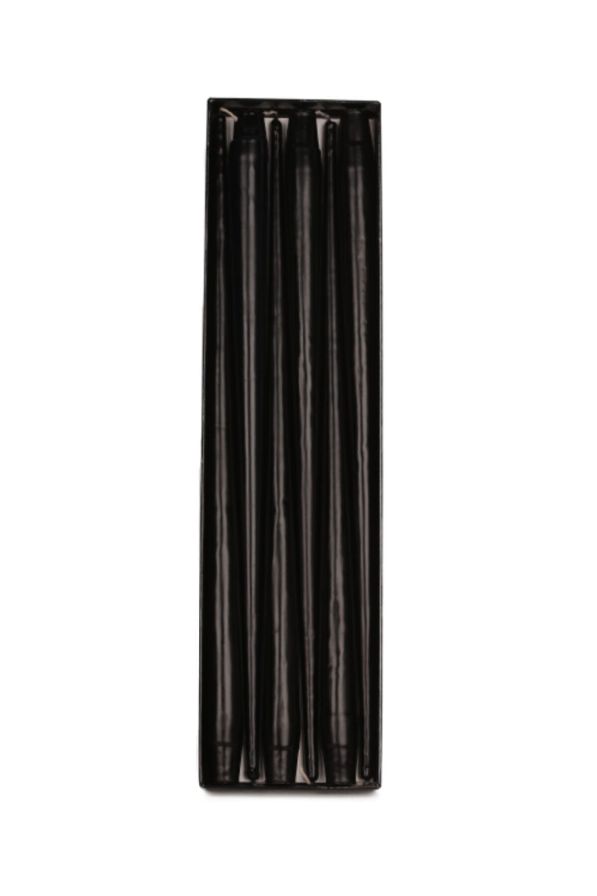 SEDEF MUM 43 Cm Şamdan Mumu - Siyah Renk