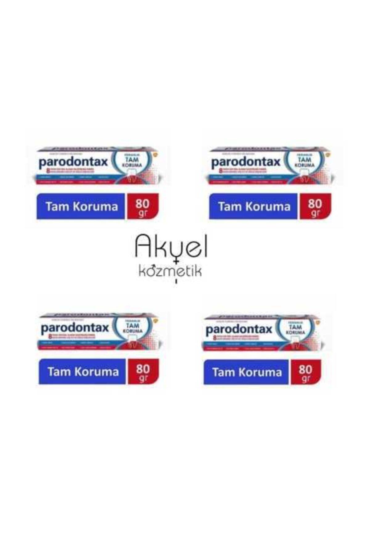 Paradontax Parodontax Diş Macunu Ferahlık Tam Koruma 80 Gr 4x Adet