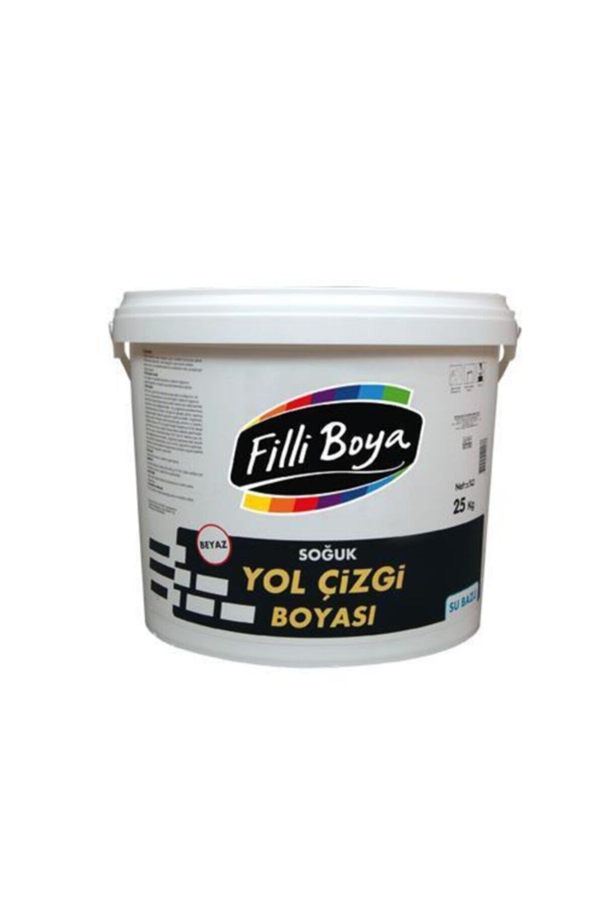 Filli Boya Su Bazlı Yol Çizgi Boyası 25 Kg Sarı