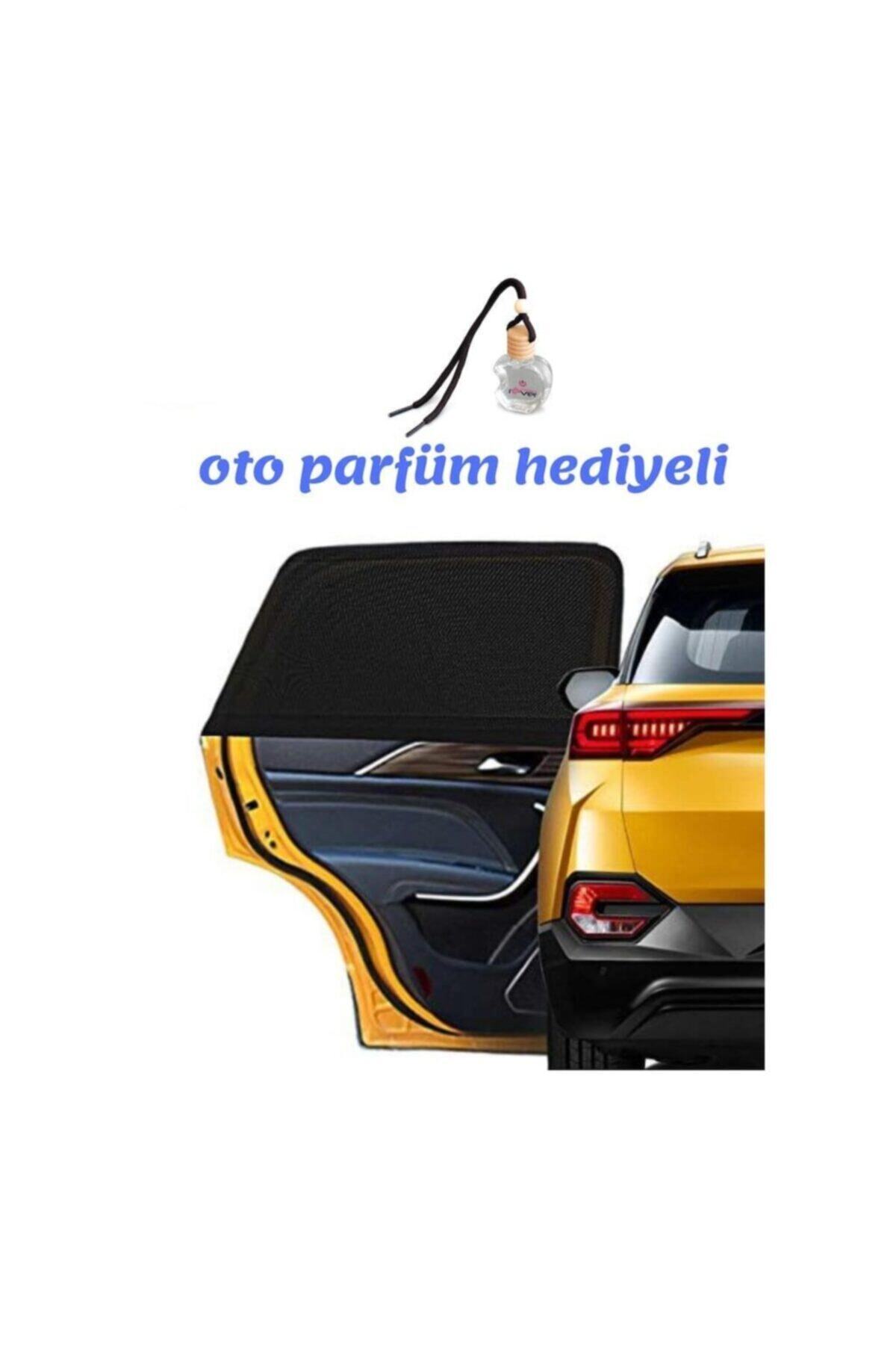 Ankaflex Araç Yan Cam Perdesi Güneşlik 2 Adet Hediye Oto Kokusu