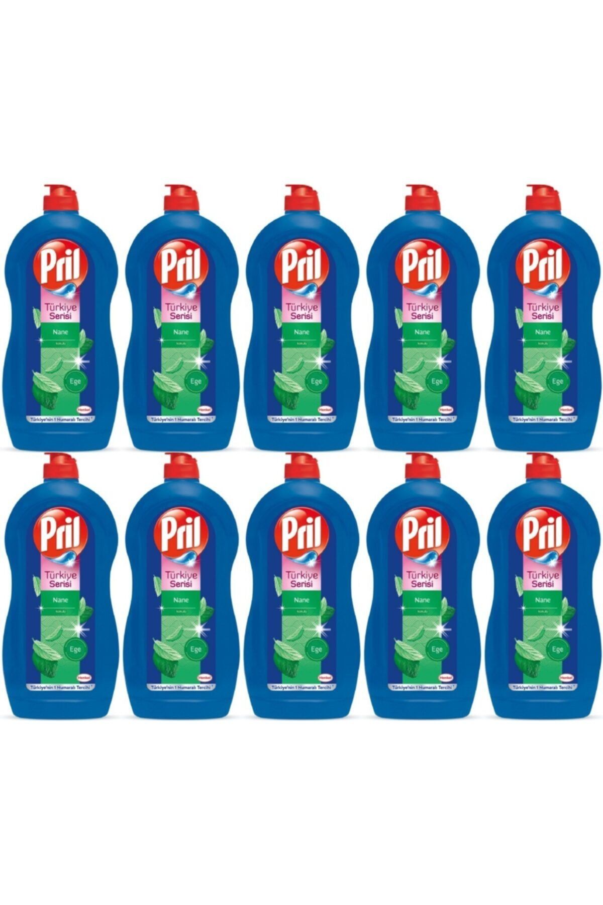 Pril Sıvı Bulaşık Deterjanı Ege Nanesi 1350 Ml 10 Adet
