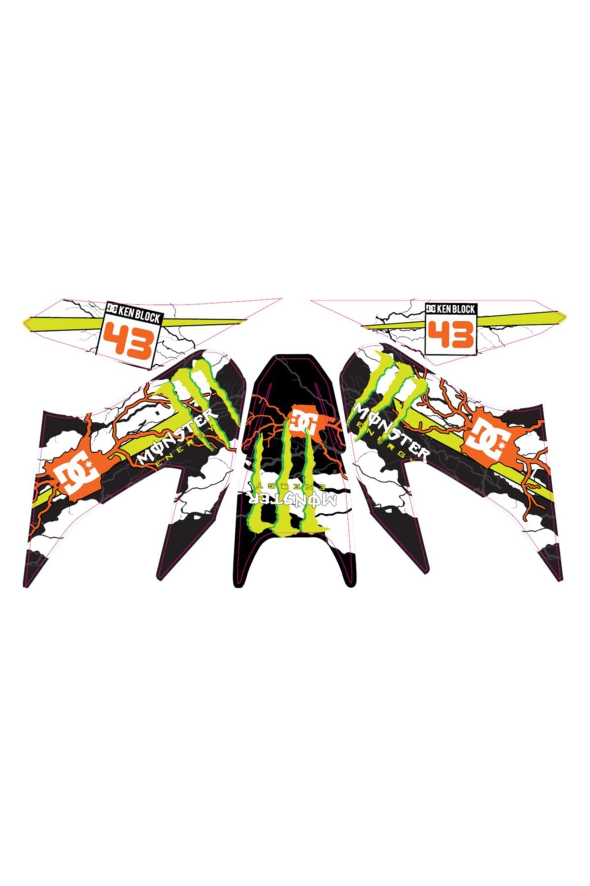 Accessorypart Yamaha Wr 125 X / R Sticker Seti Full Dc
