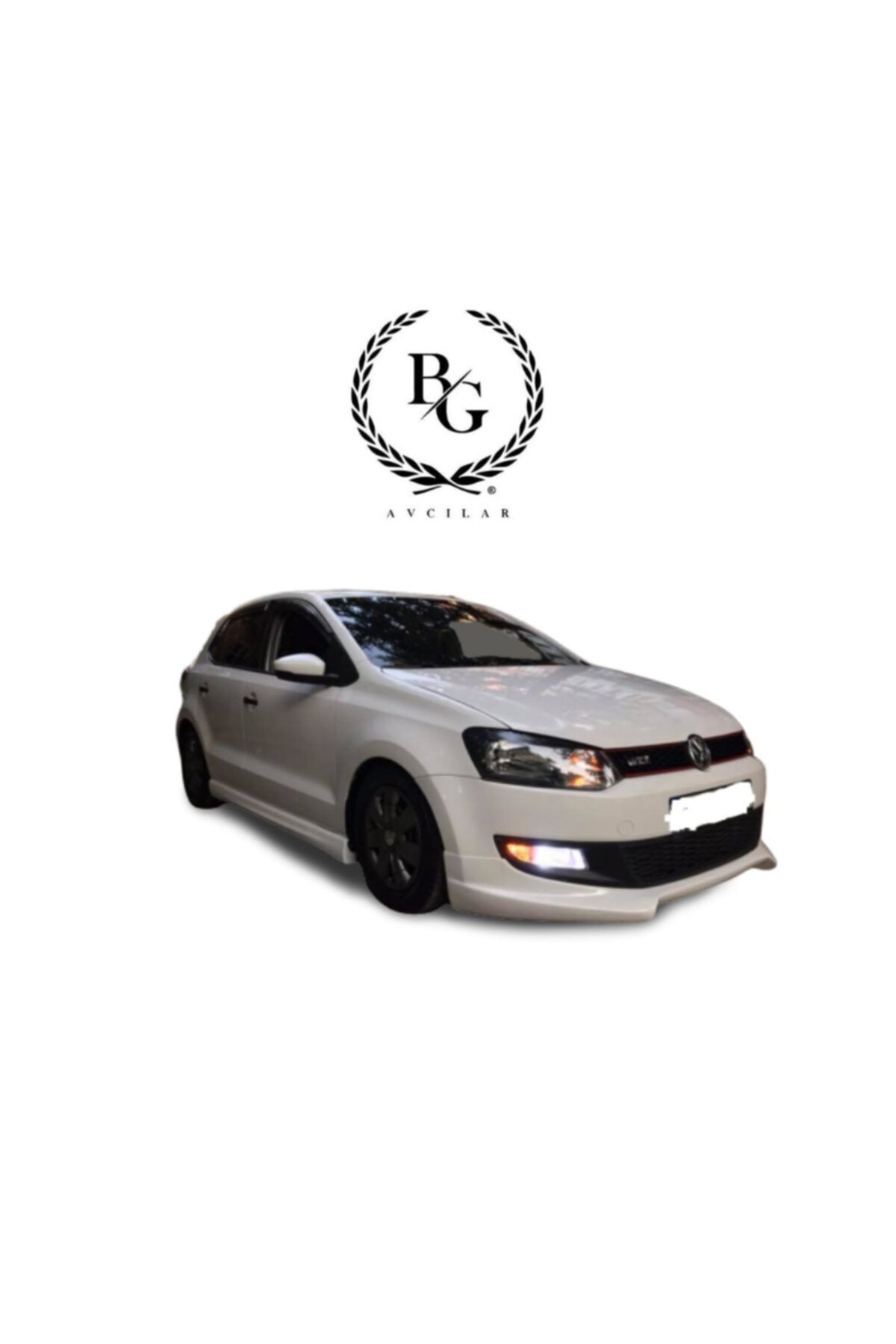Volkswagen Polo Makyajsız Makyajlı Ön Ek Ön Tampon Eki 2010 - 2017 (plastik)