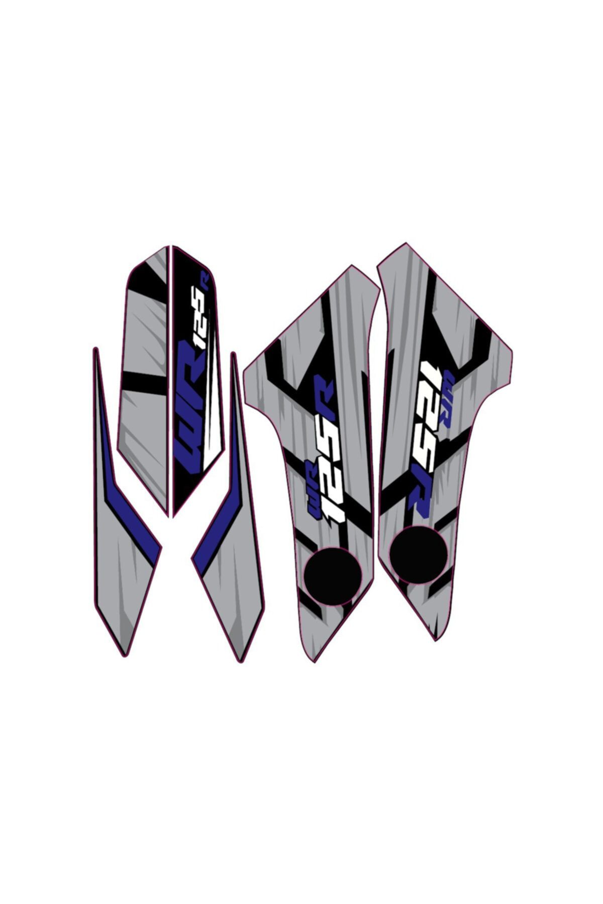 Accessorypart Yamaha Wr 125 R Sticker Seti Siyah