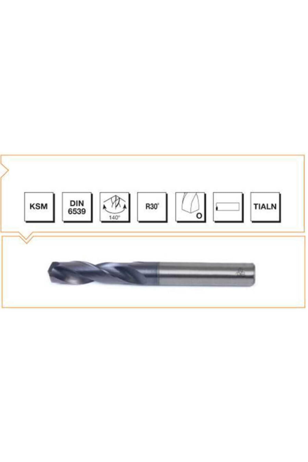 Makina Takım 12mm Ksm Dın 6539 Komple Sert Metal Matkap Ucu
