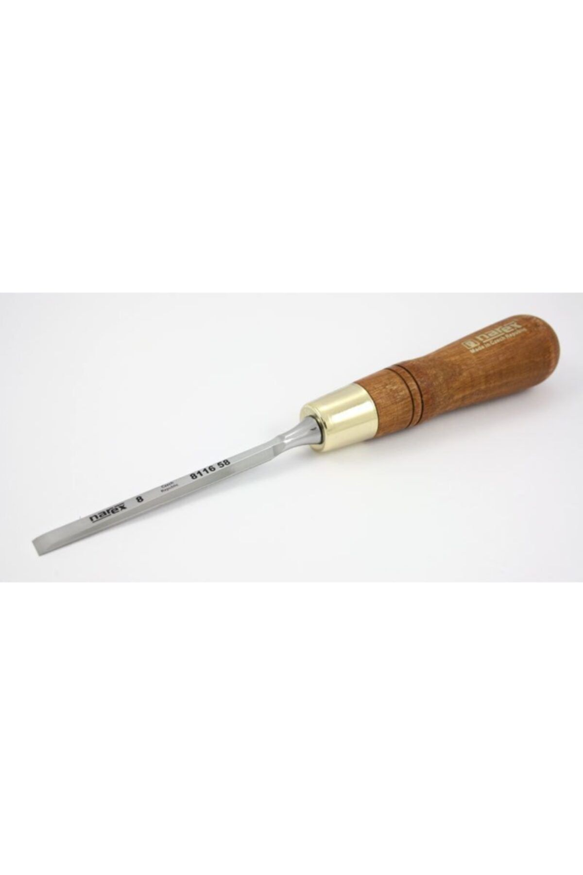 NAREX 811658 Premium Cilalı Marangozcu Düz Iskarpela 8 Mm