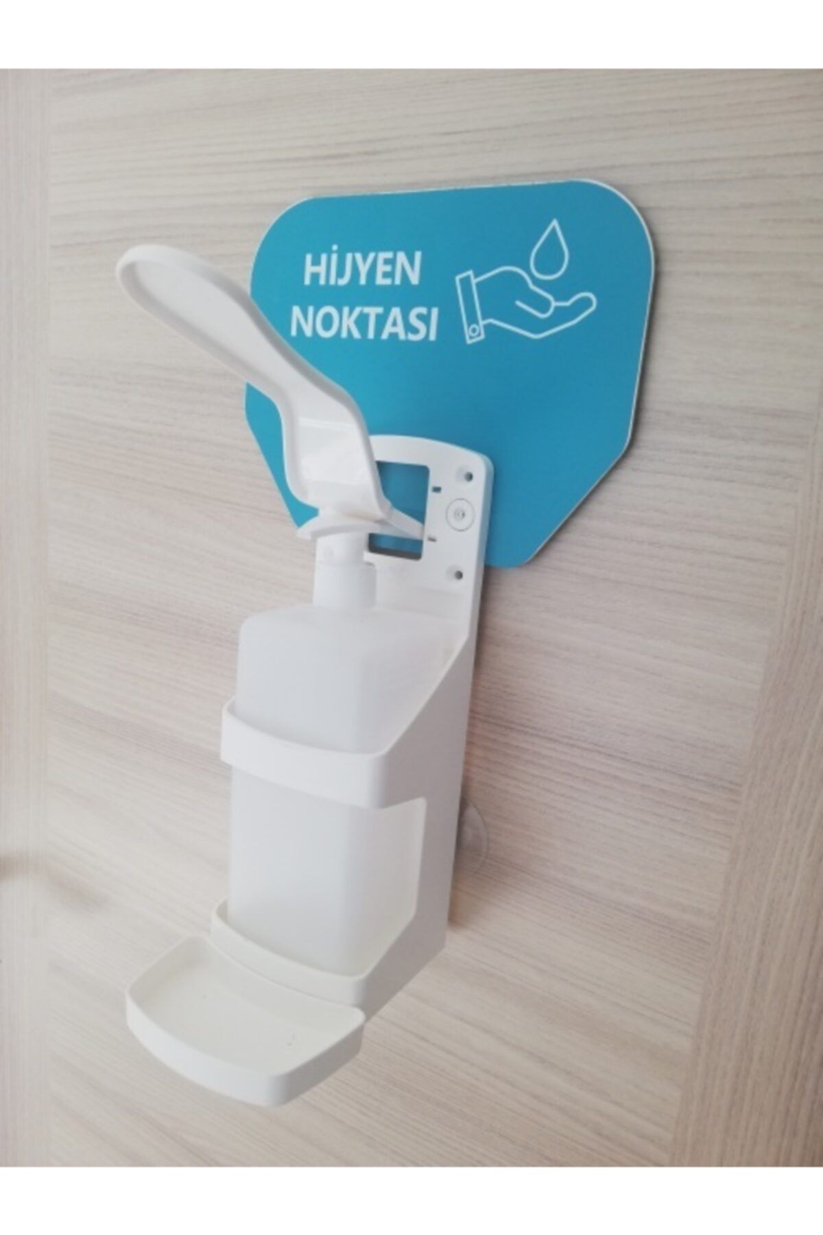 ATA HOME Duvar Tipi Pratik El Dezenfektan Standı (vantuz Seçenekli)