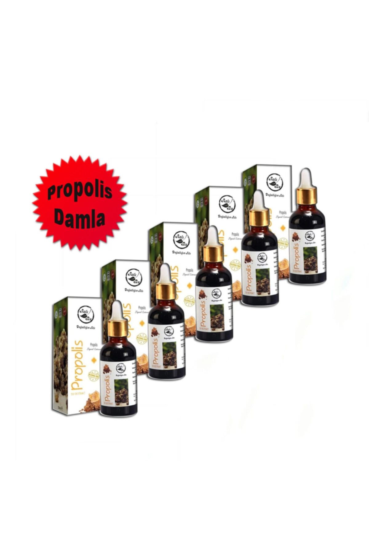 İpek Naturel Aslı Bu Propolis Damla (SIVI EKSTRAKT) 50 ml 5 Adet