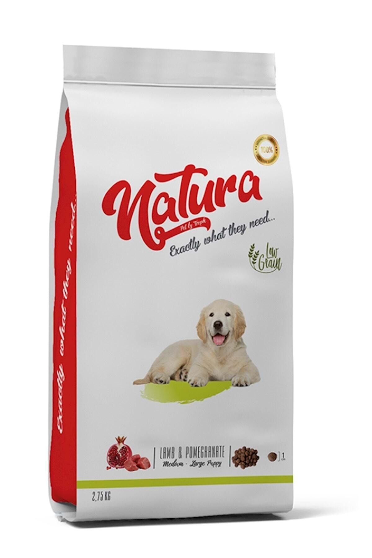 natura Yavru Orta Büyük Kuzulu Narlı Köpek Maması 2.75 Kg
