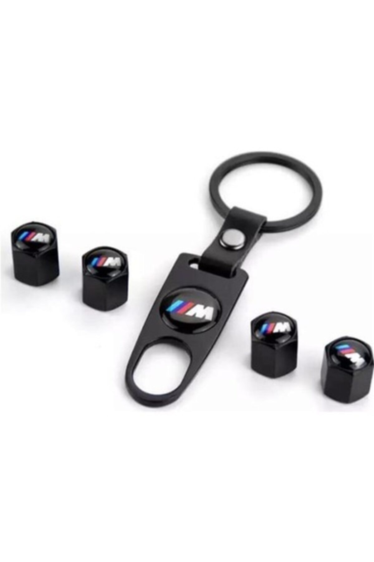 earphone Bmw M Logolu Metal Sibop Kapağı Anahtarlık Seti