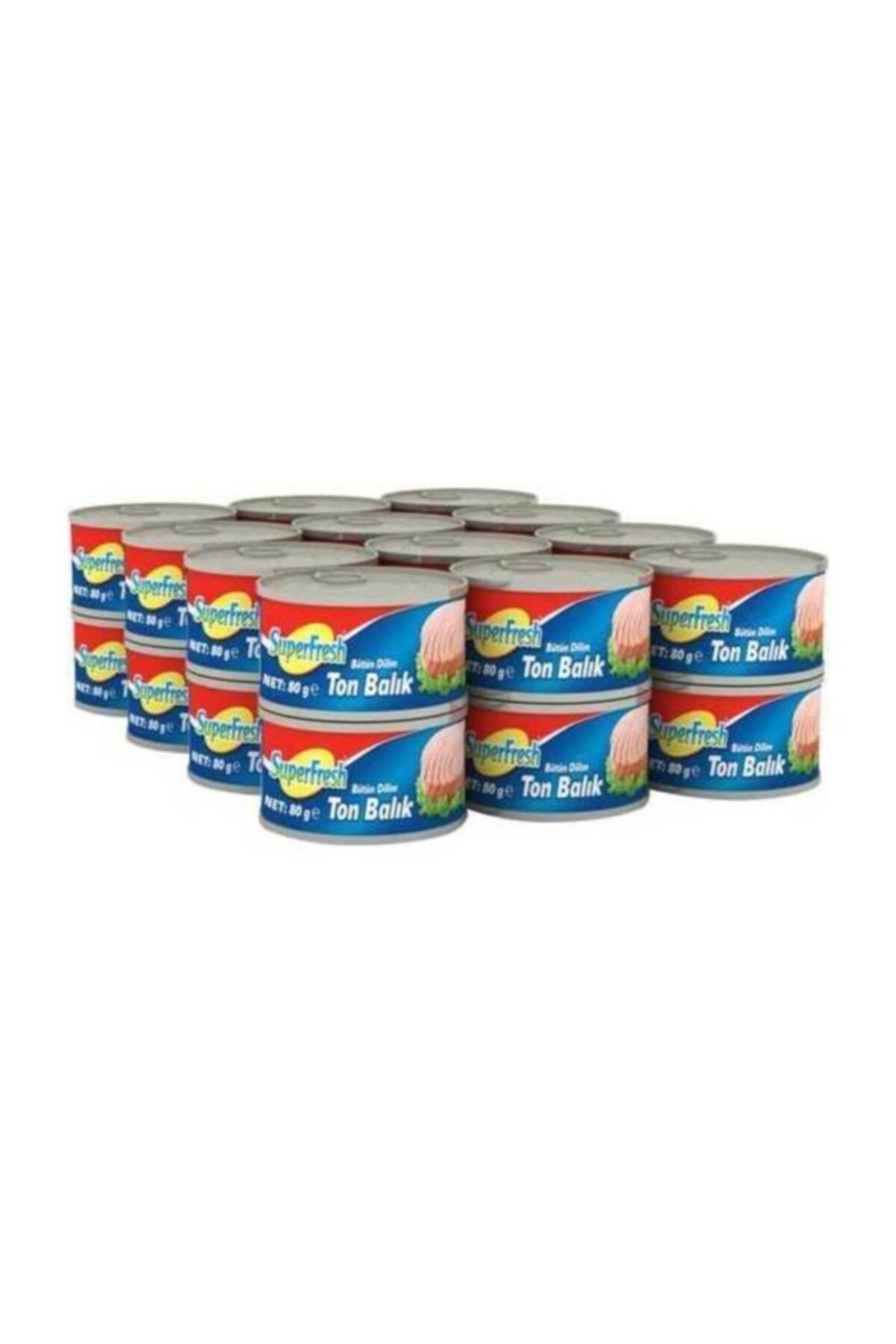 SuperFresh Bütün Dilim Ton Balığı 80 Gr X 24 Adet Skt: 08/2023