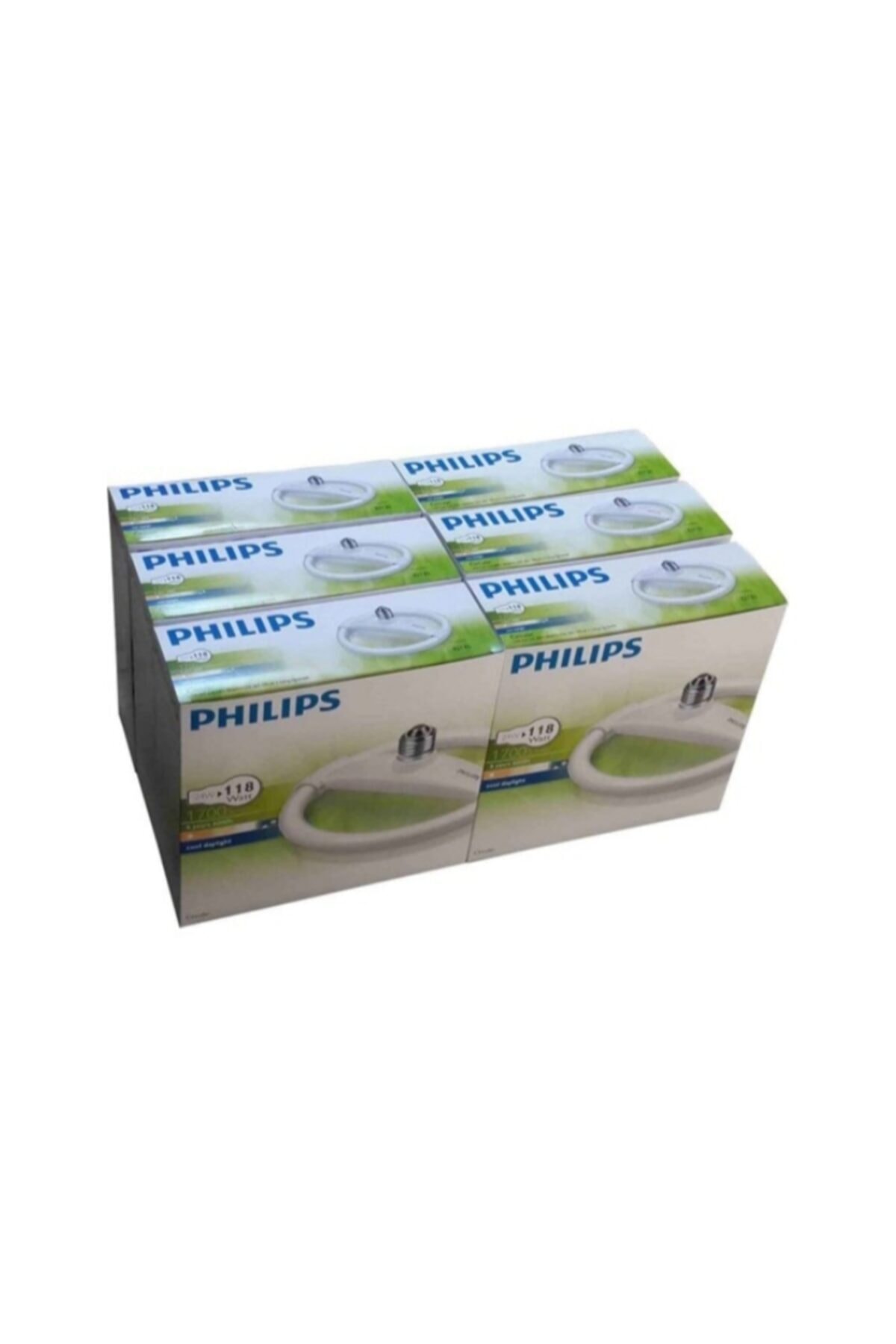 Philips Ev Aydınlatmaları Philips Circular 24 W.simit Floresan Ampul E27 Duylu Beyaz - 6 Adet