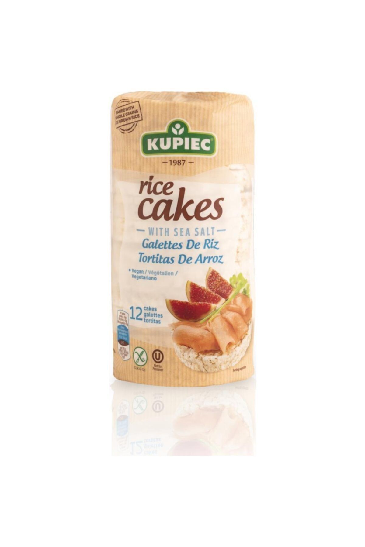 Kupiec Cakes Vegan Deniz Tuzlu Pirinç Patlağı 120 gr