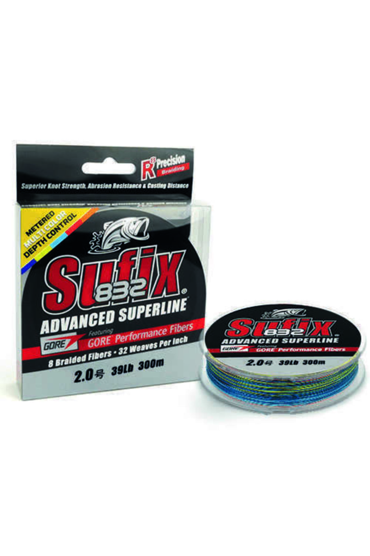 SUFIX 832 Advanced Ip Misina Multıcolor 0.38 mm  300 mt 36 kg