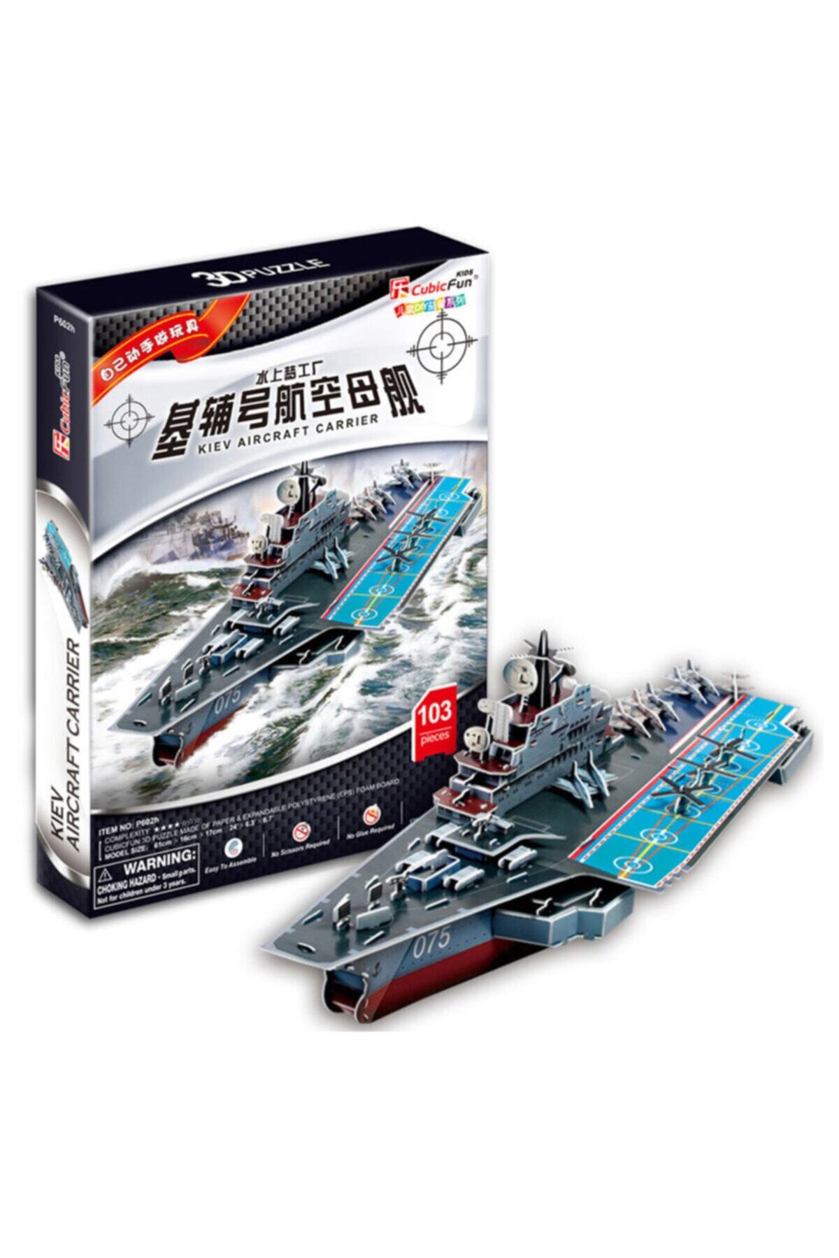 Cubic Fun 3d 103 Parça Kiev Askeri Uçak Gemisi