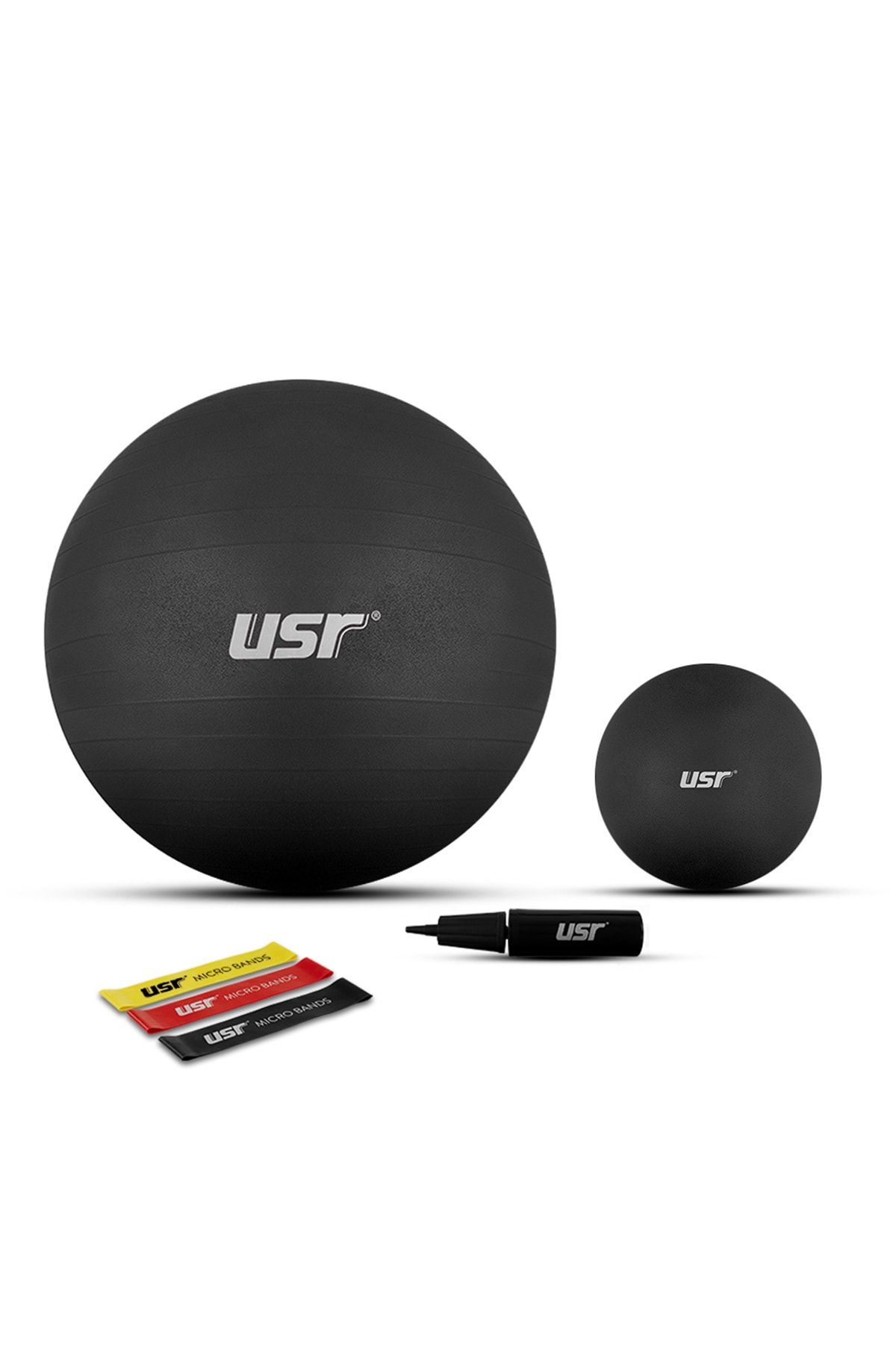 USR 553m 20+55 Cm Pilates Topu + Pompası + 3 Micro Bant