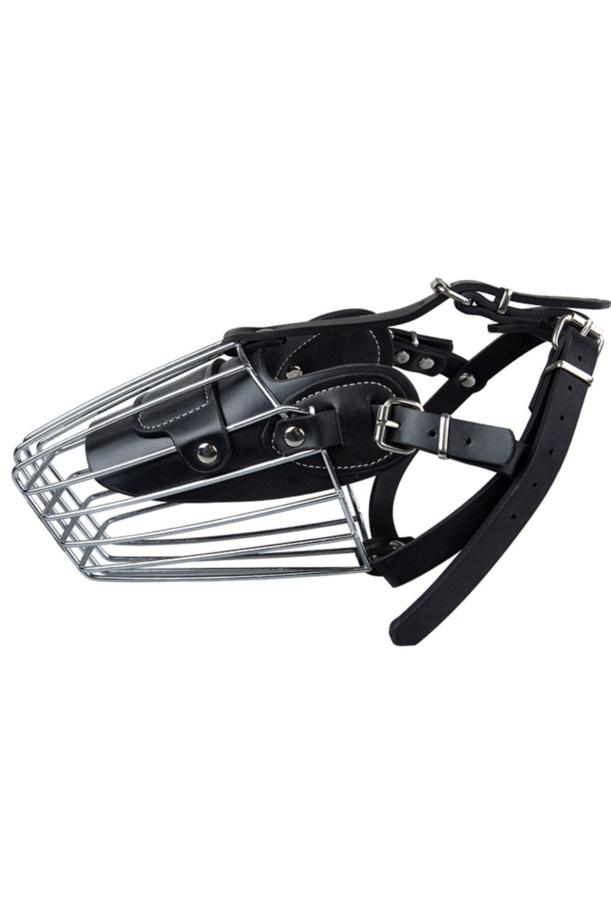 EvimShopping Malineus Metal Köpek Ağızlığı 33 cm Siyah