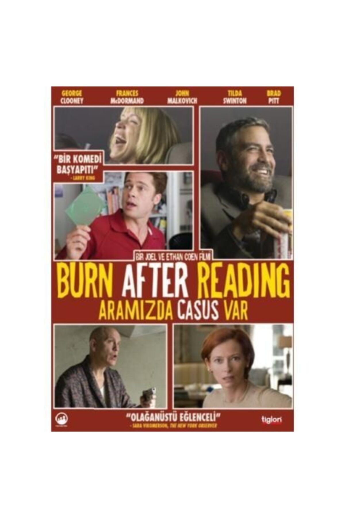 Tiglon Burn After Reading Aramızda Casus Var