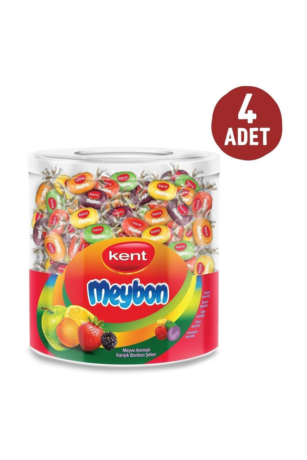 KENT Meybon Mini Meyveli Kavanoz 504Gr 4'lü Paket