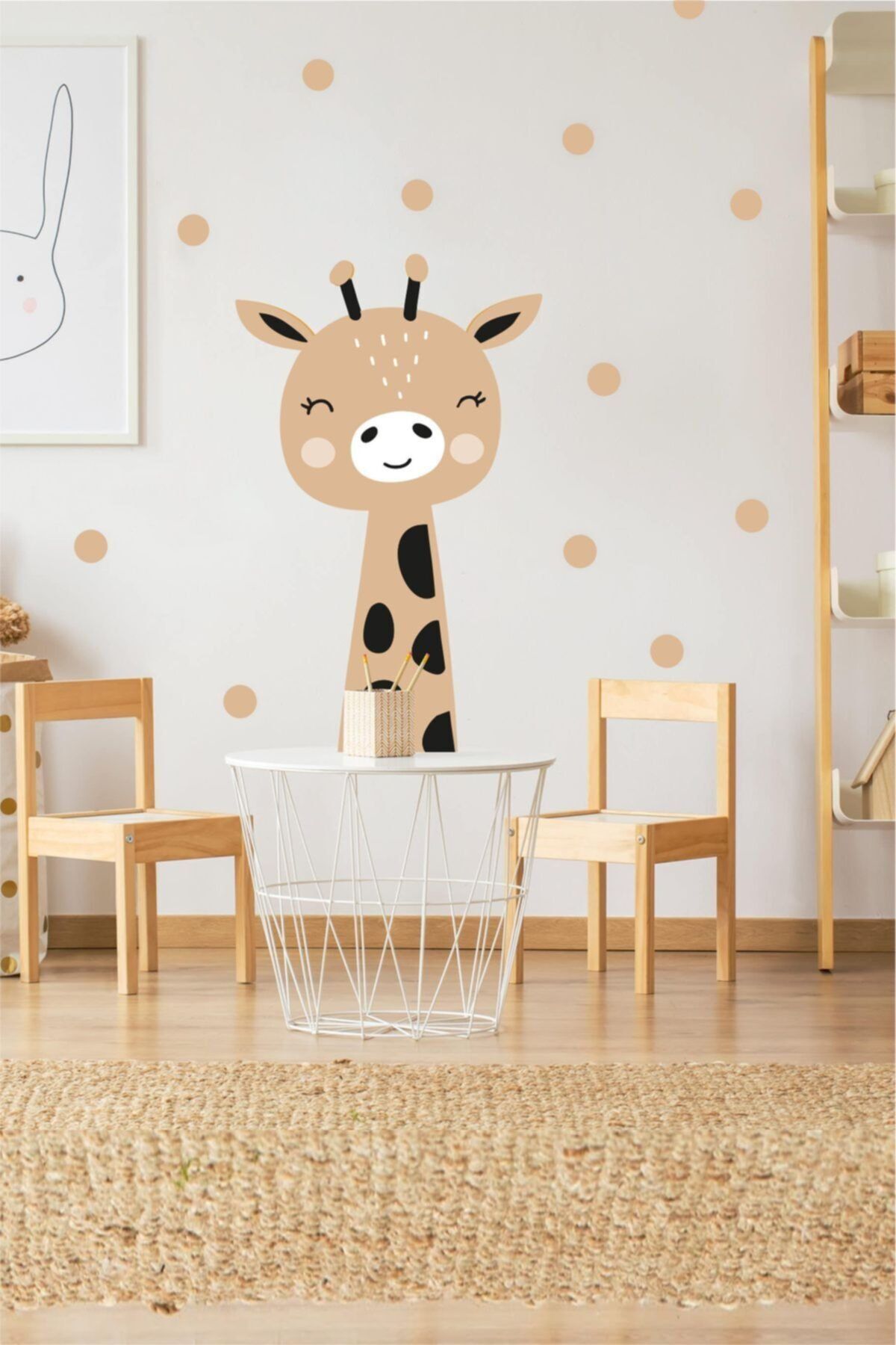Piksel Grafik Sevimli Poli Çocuk Odası Sticker