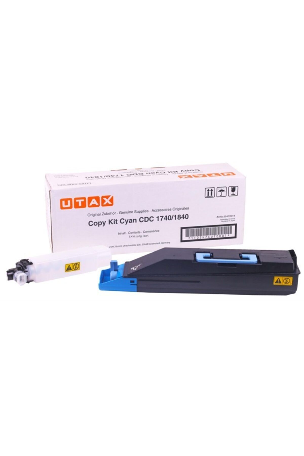 UTAX Cdc-1740 Orjinal Mavi Toner Cdc 1840-1850 Dcc 2740-2840 (654010011)