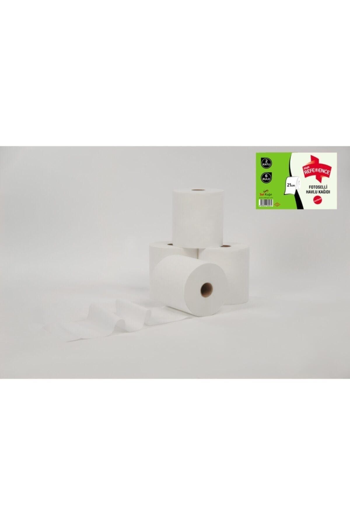 REFERANCE Içten Çekmeli Havlu Kağıt 21 cm 6 Rulo 3 kg