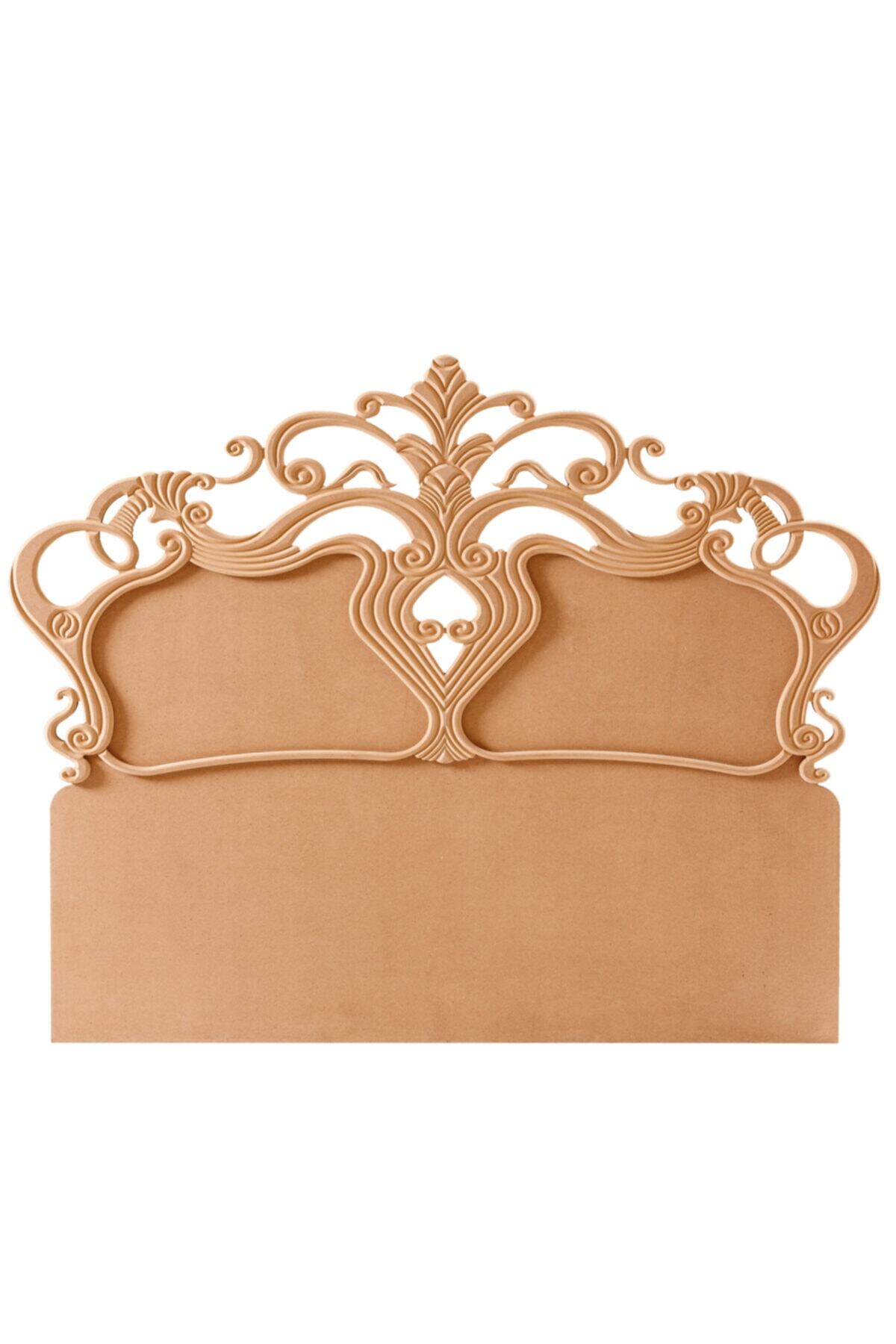 Borsa Mobilya Kral Başlık Ham Ahşap Boyasız