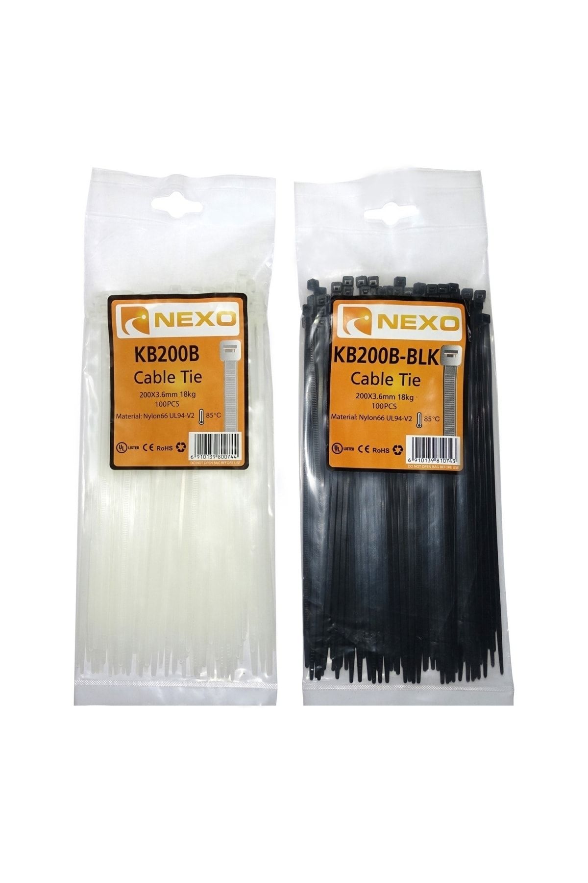 Nexo Plastik Kablo Bağı (920x9,00) Siyah 100'lü Pk