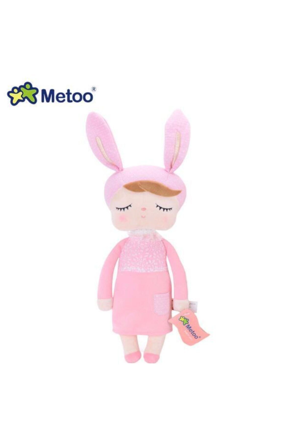 Metoo Doll Bebek Peluş Uyku Arkadaşı Kısa Pembe