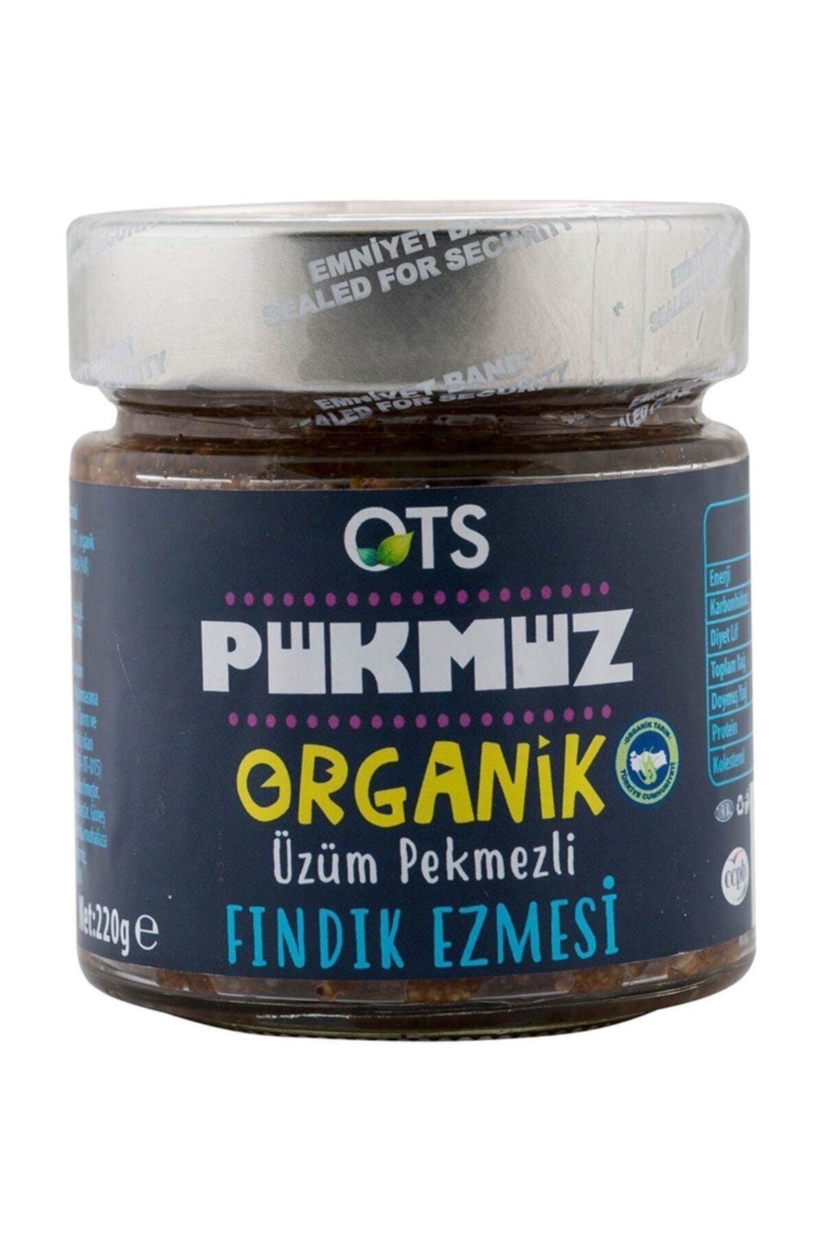 OTS Organik Pükmez Üzüm Pekmezli Fındık Kreması 220 g