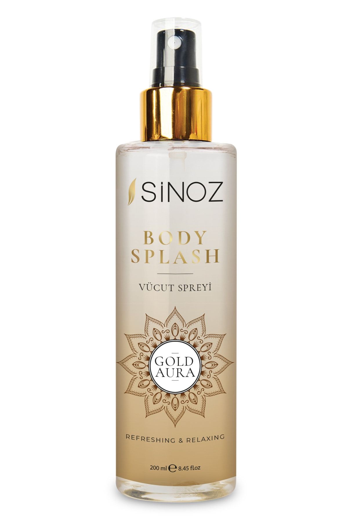 sinoz vucut spreyi gold aura 200 ml fiyati yorumlari trendyol