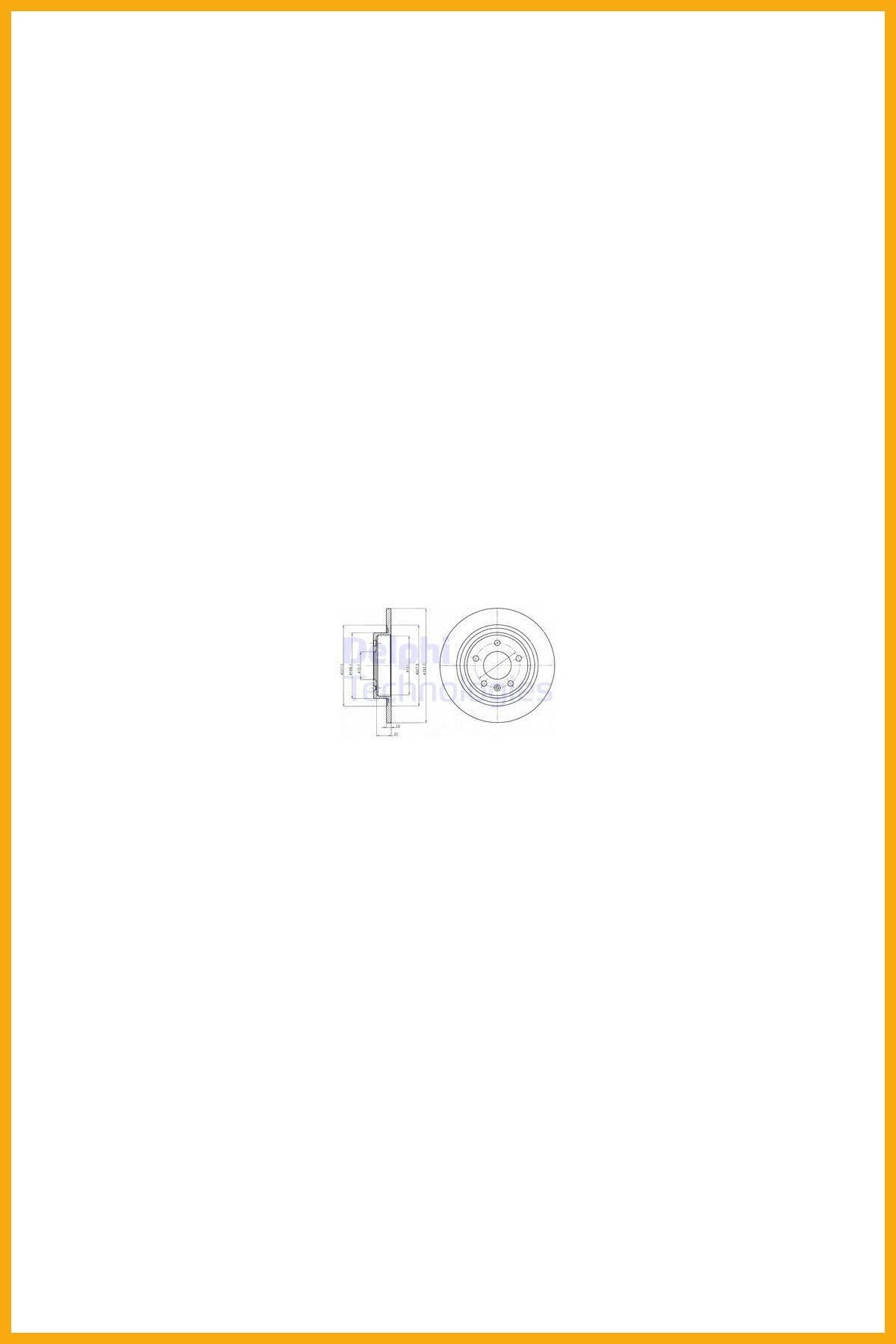 AAVDAN Arka Fren Dıskı Astra J 1,3cdtı 1,4 1,6 1,7 Cruze Zafıra C 1,4 / 1,6 / 1,8 / 2,0 Cdtı 09  