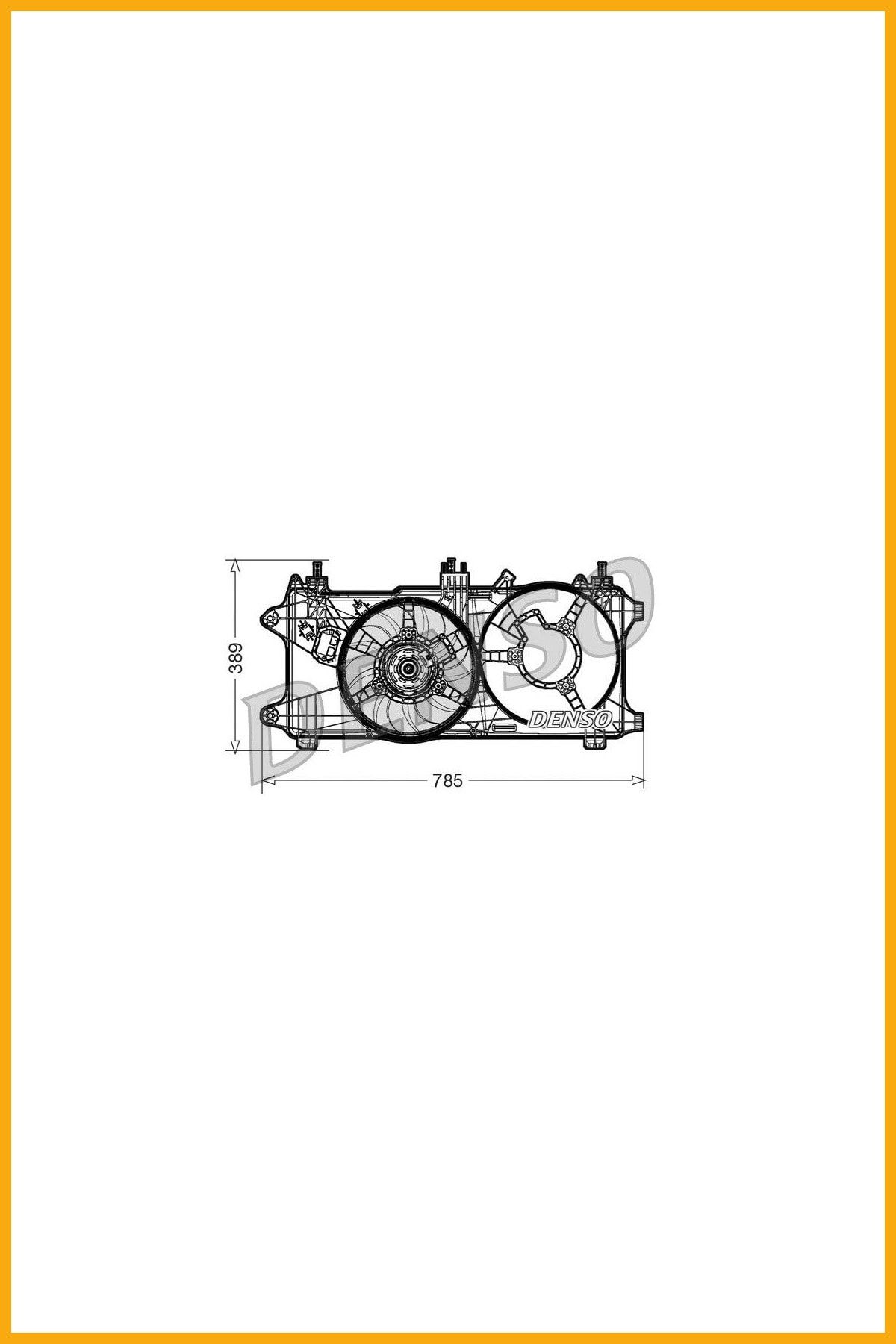 AAVDAN Fan Motoru Doblo Tek Motorlu 1,3 / 1,9jtd 05 
